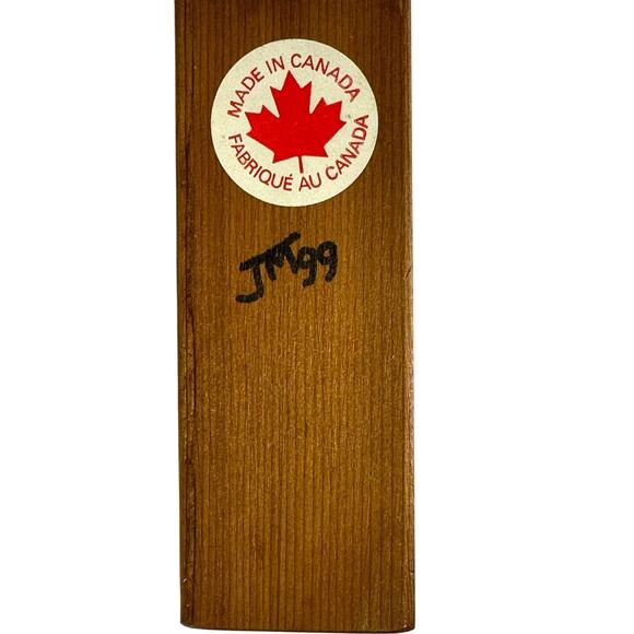 Wooden 5-Piece 1999 Nativity Set Holy Family Three Kings Signed 'JM 99' Canada - Picture 6 of 6